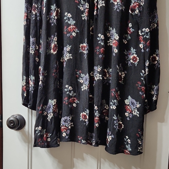 Free People LS Floral Dress - M - Picture 7 of 8